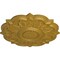 Ekena Millwork Deria Ceiling Medallion (Fits Canopies up to 6"), Hand-Painted Pharaohs Gold, 20 1/4"OD x 1 1/2"P CM20DRPGS - alternate 2